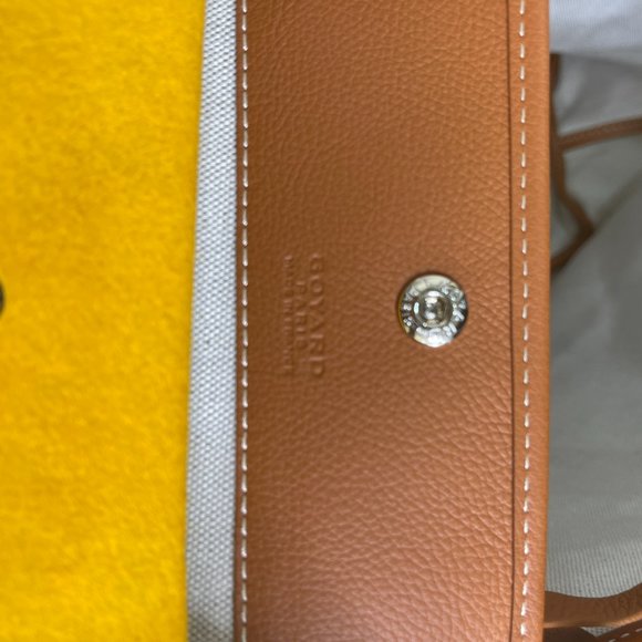 New Goyard St. Louis PM Tote - Black/Tan - Small Size - Picture 8 of 10